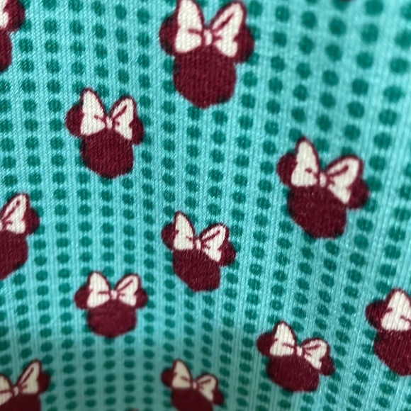 LuLaRoe green Disney mini mouse print T-shirt (sz XL) - Picture 6 of 7